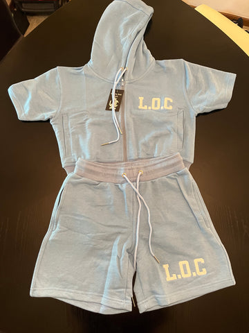 Woman's L.O.C Hoodie Short Set